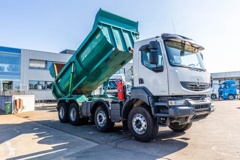 شاحنة Renault  KERAX 410 DXI+BENNE ENROCHEMENT...