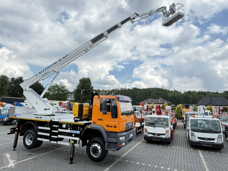 Camion MAN LE 14.220B 4x4 Zwyżka Bizzocchi KF...