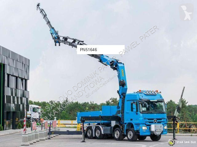 شاحنة Mercedes ACTROS 4155 8x4 Palfinger PK...