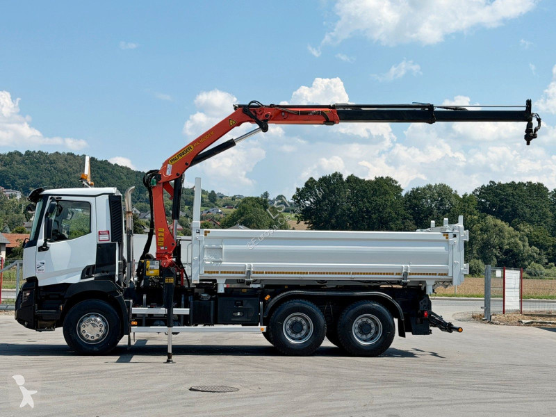 Camión Renault C 380* KIPPER 5,20 m* KRAN/FUNK...