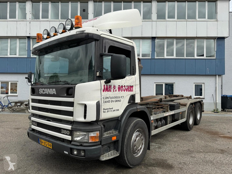 شاحنة Scania G 380 6X2 EURO 2 + 20 TON HOOKLIFT