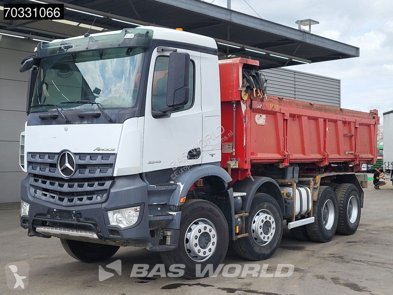 شاحنة Mercedes 3243 8X4 14m3 2-way tipper...