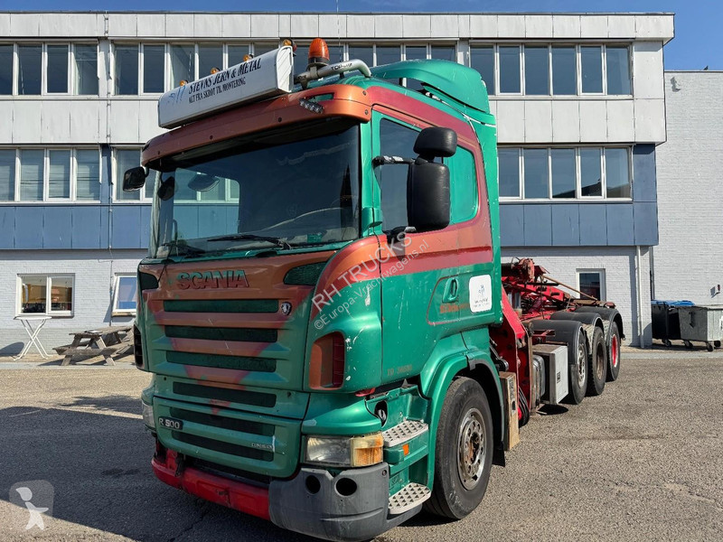 شاحنة Scania R500 8X2 + EPSION (YEAR 2014!)...