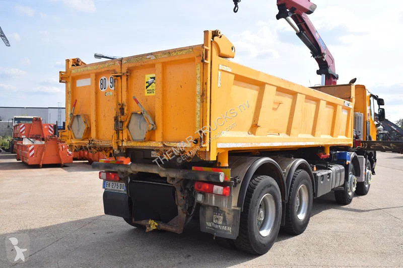 شاحنة Renault C430 Tipper + Crane HMF