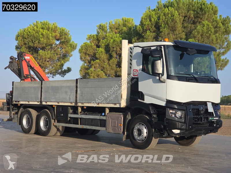 Camión Renault K 380 K 6X4 Grua Palfinger...