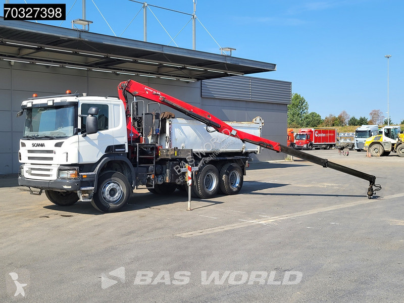 Kamion Scania 400 6X4 HMF 1444-Z2 Crane Remote...