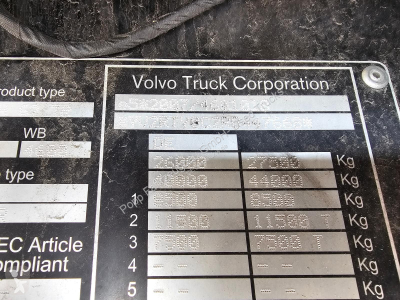 شاحنة Volvo 460 TC 6x2 BDF*XL,1300 Liter,...