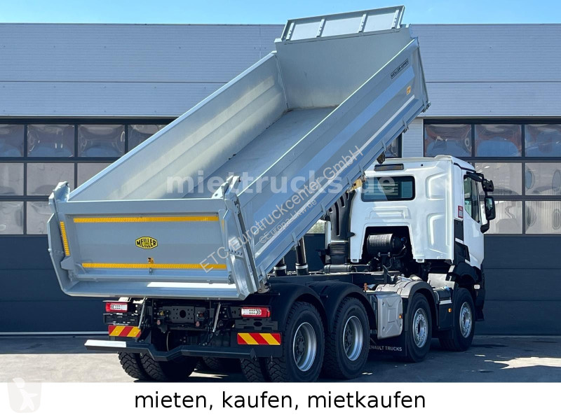 شاحنة Renault C 480 8x4 Meiller Bordmatik,...