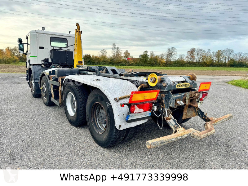 شاحنة Scania 410 Abrollkipper 8x4 alfinger...