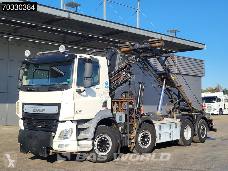 شاحنة DAF 460 8X2 HIAB 144 B-3 HIDUO Crane kran...
