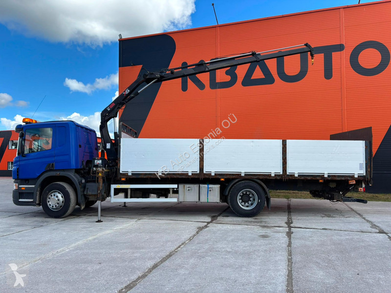 شاحنة Scania P 320 4x2 HIAB 077B-2 / PATFORM...