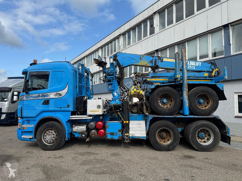 شاحنة Scania R580 6X4 + OGIFT F251S89A + 2 AXE...