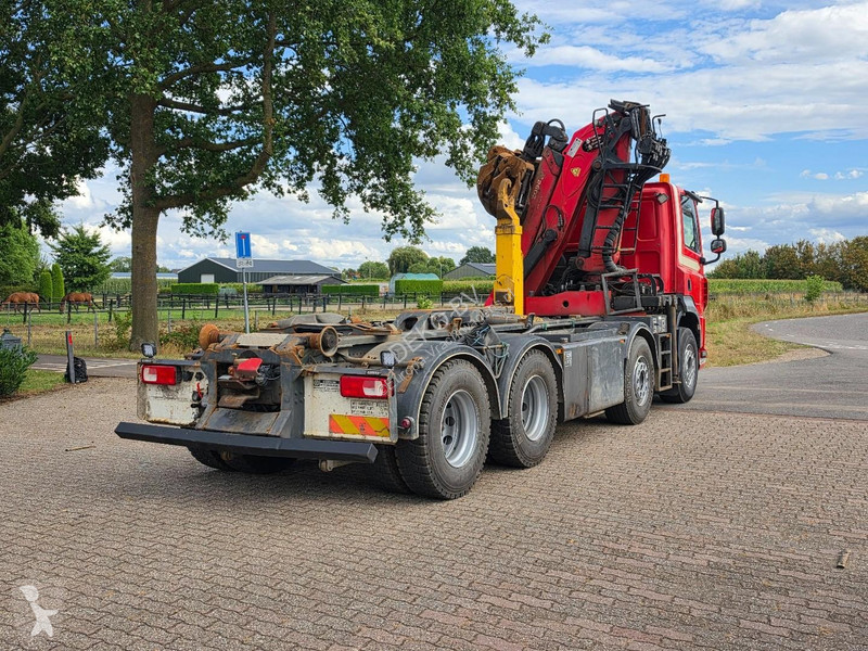 Vrachtwagen DAF 510 Palfinger Z crane. HOOK...