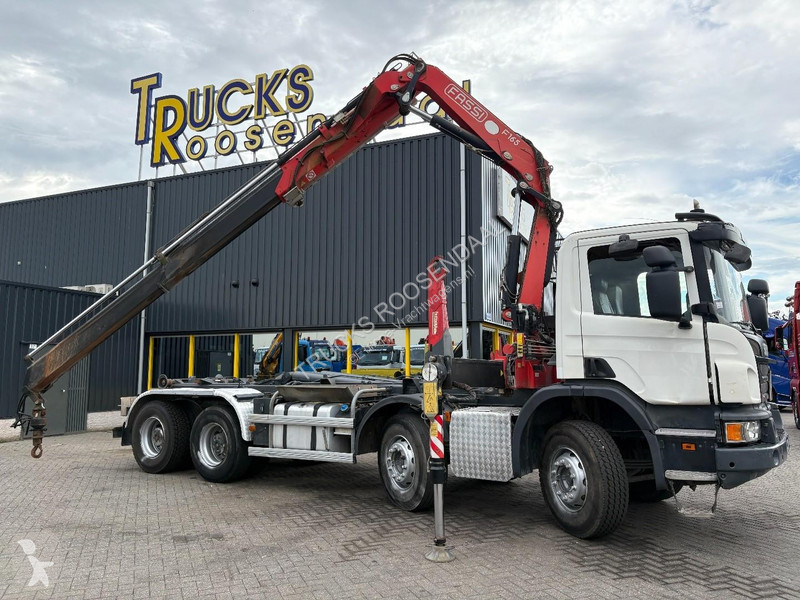 Camión Scania P 410 + FASSI F 165 - 2X EXT. +...
