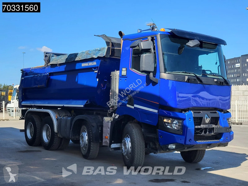 Vrachtwagen Renault C 480 C 8X4 16m3 Meiller...