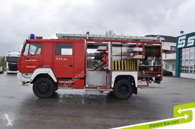 Vrachtwagen Steyr 13S23 4x4 Feuerwehrauto,...
