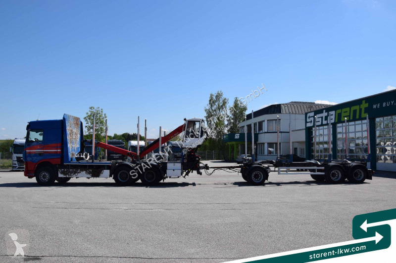 Camion remorque DAF 530 6x4 Kran Palfinger...