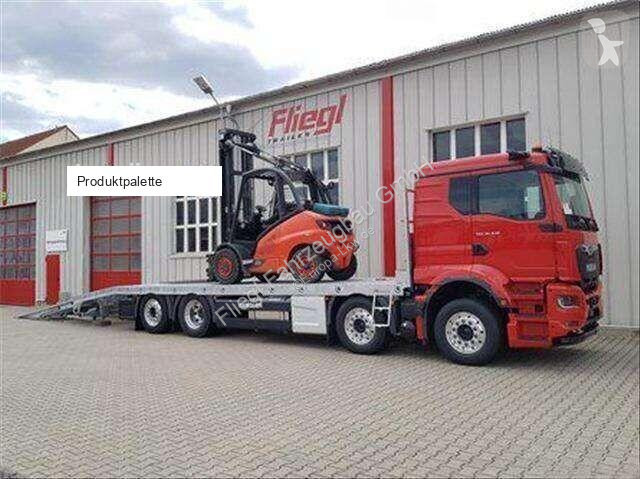 Camión  LKW Tieflade Liftmaster Aufbau für 4...