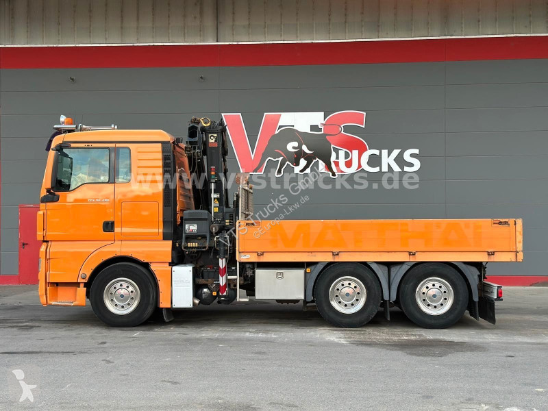 Camión MAN TGX 6x4 Pritsche + HIAB 166E-2 Ladekran