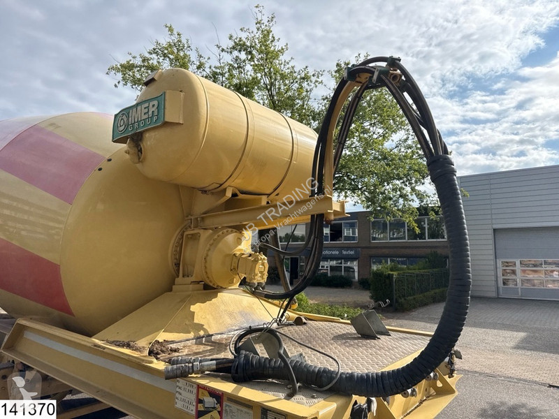 Oplegger MOL Beton mixer 12 m3, Lift axle