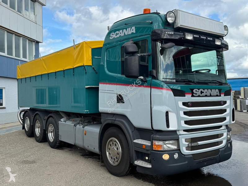 Camión Scania R480 8X4 EURO 5 + HOOKIFT