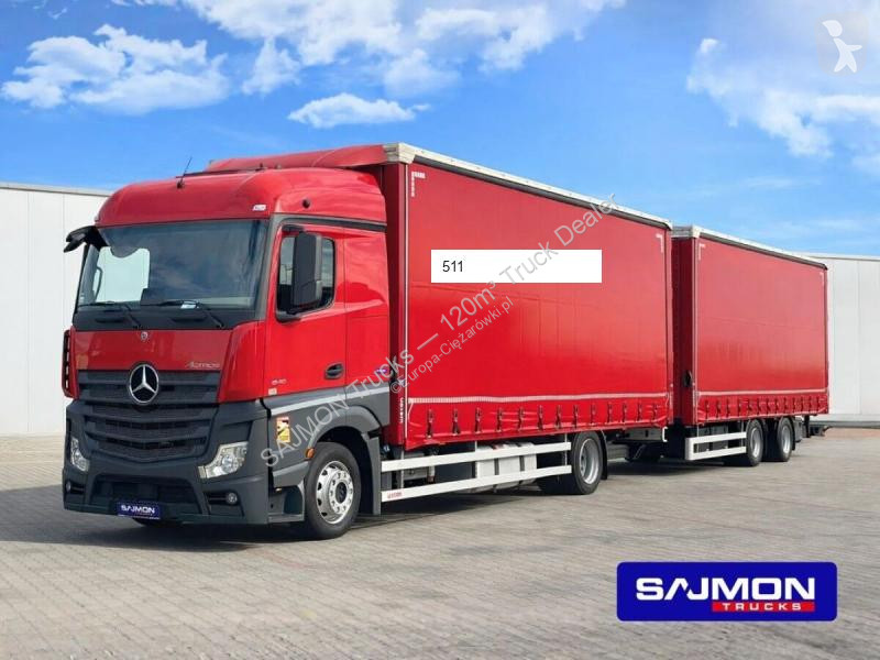 Kamion Mercedes ACTROS / ZESTAW TANDEM 120 M3 /...