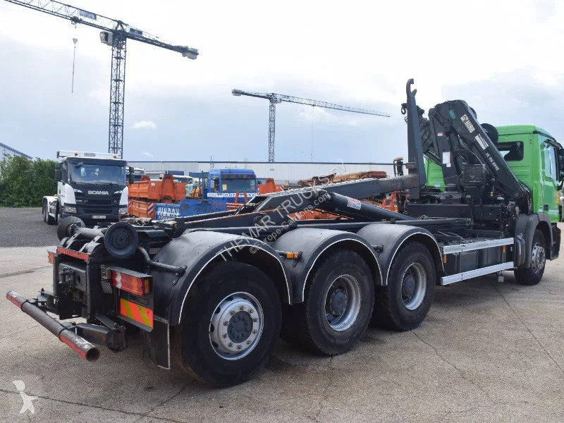 Kamion Mercedes 3236 Hooklift + Hiabcrane
