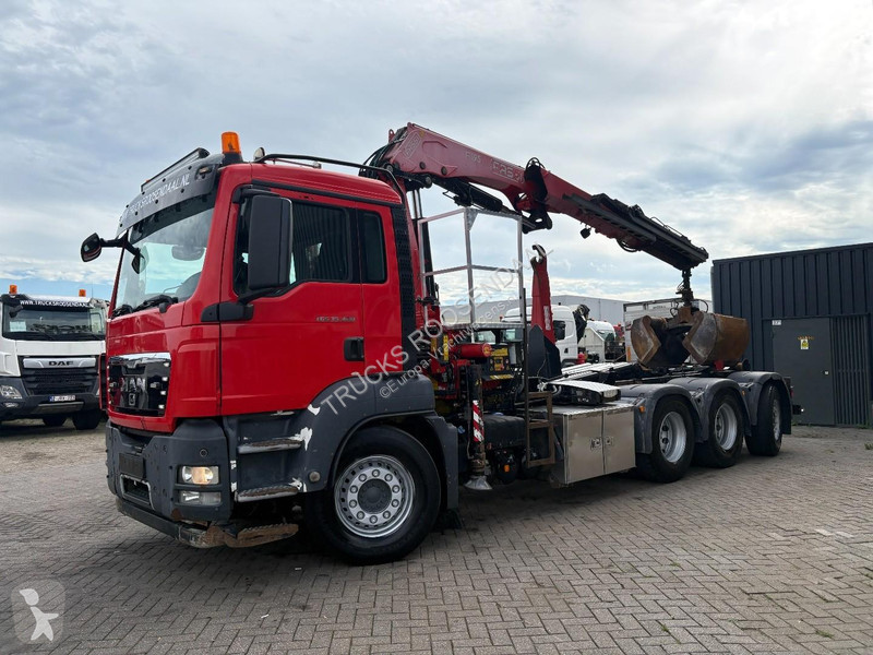 Camión MAN 35,400 + FASSI 195 4x + DALBY HOOK...