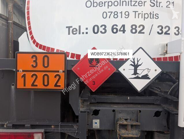 Teherautó Mercedes LKW Tankfahrzeug