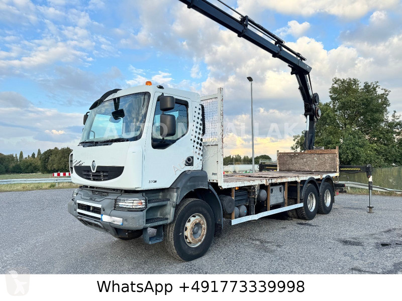 Teherautó Renault KERAX 370 DXi 6x4 Kran Hiab...