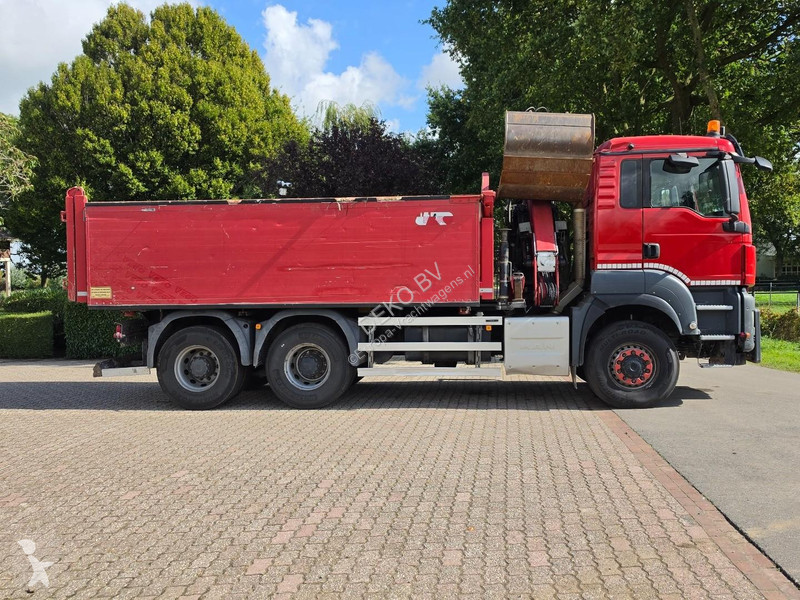 Camión MAN 420 !!6X6!! Z-CRANE TIPPER NL TRUCK...