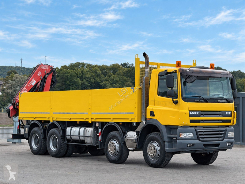 Грузовик DAF 85430 Pritsche 7,70 m + KRAN * 8x4!