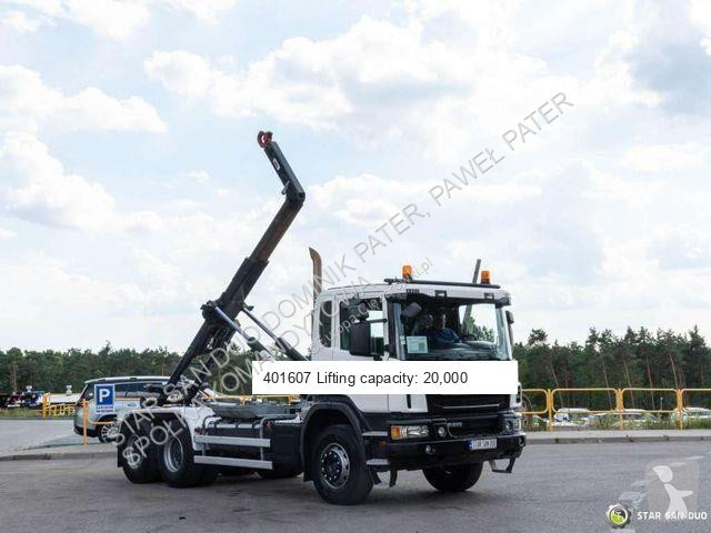 Camion Scania P410 6x4 Hyva Lift 20.53.S hooklift