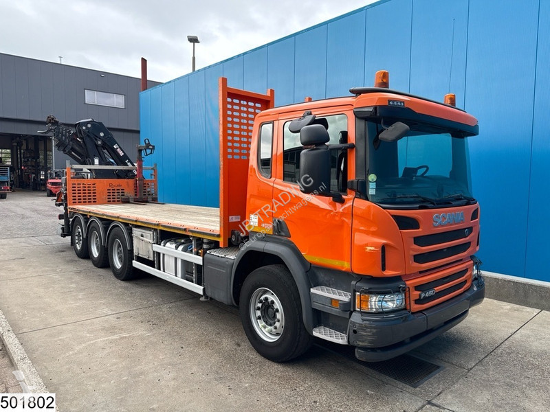 Грузовик Scania P 410 8x4, Tridem, CN, Hiab,...