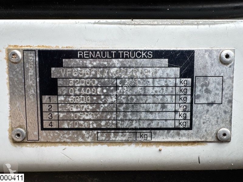Lastbil Renault 480 Dxi 8x4, EURO 5, Steel...