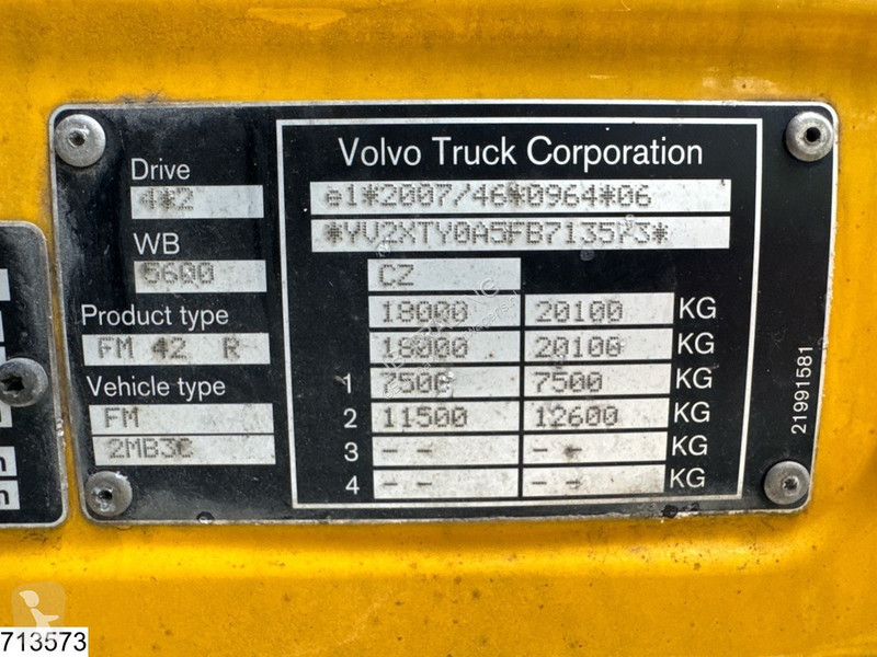 Lastbil Volvo 460 6x2, EURO 6, Standairco,...