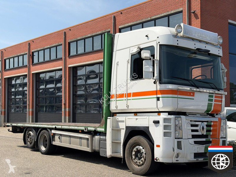 Камион Renault MAGNUM 520 Euro 5 - Open flatbed...