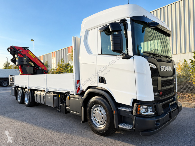 Lastbil Scania R500 XT Palfinger Kran PK53002 +...
