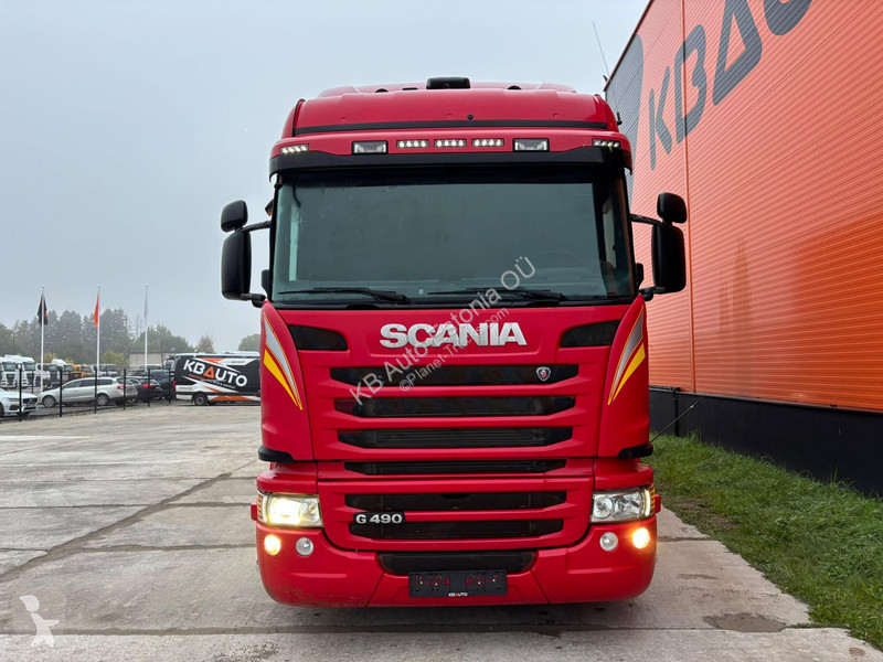 Camión Scania 490 8x4 OPENSIDE BOX