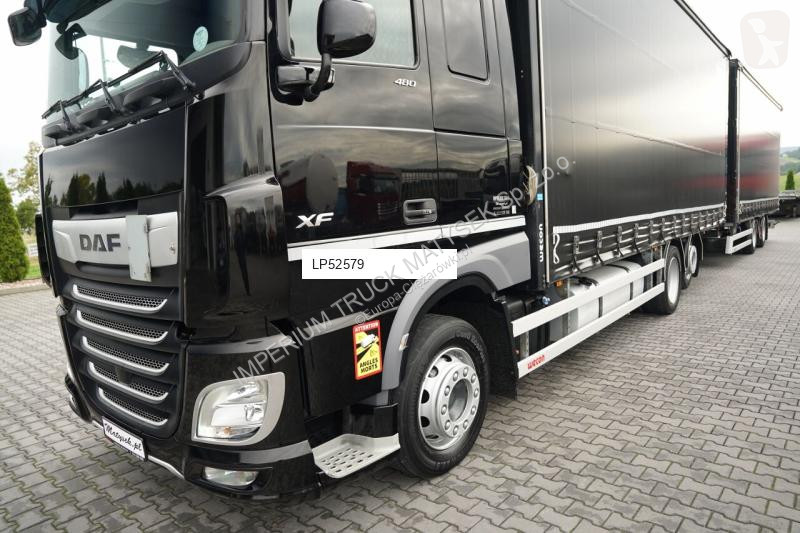 شاحنة DAF XF 480 / 6X2 / ZESTAW TANDEM 120 M3 /...