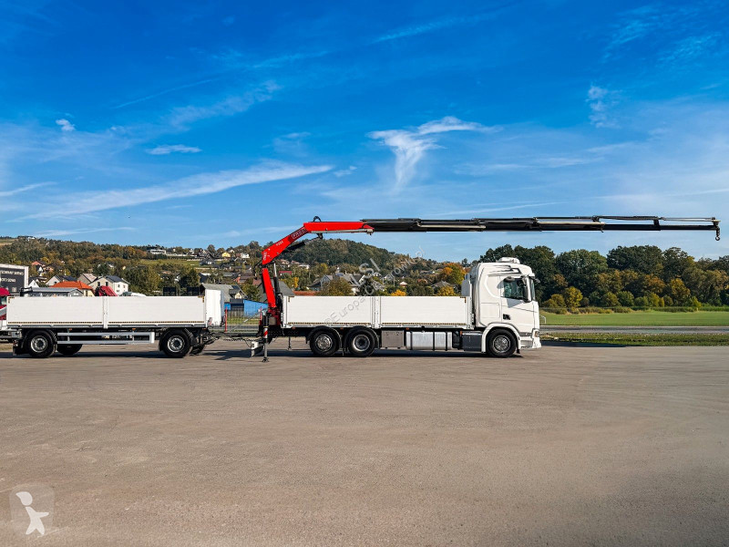 Scania 500 FASSI F235 A.2.26 + FUNK + Anhänger!...