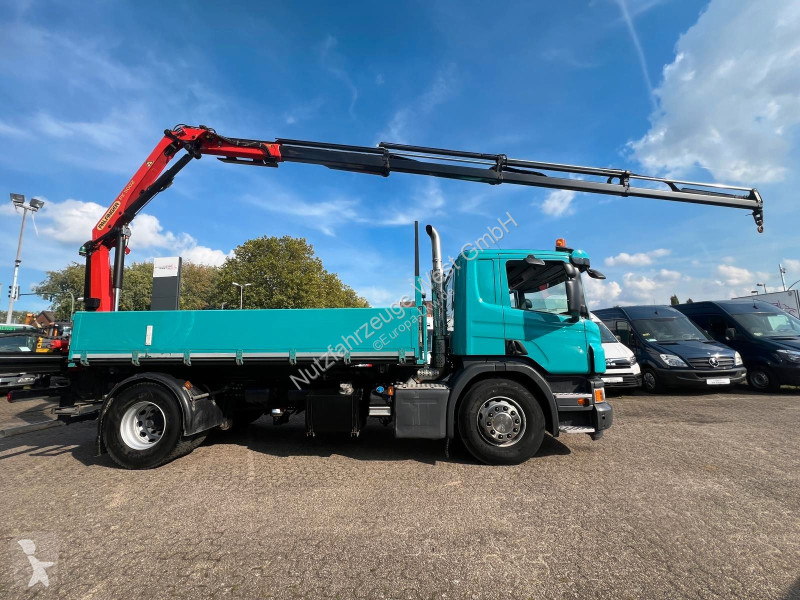 Lastbil Scania 320 Kipper Funk-Kran...