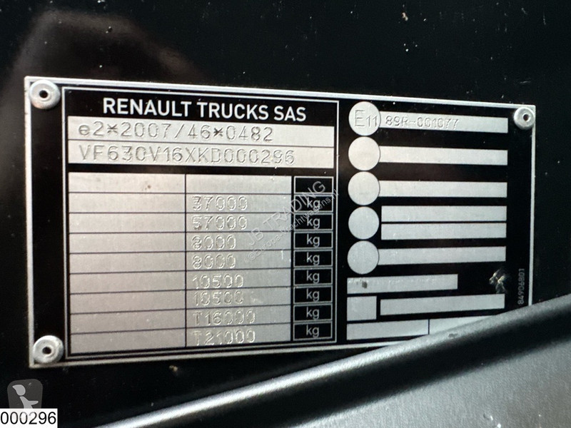 Lastbil Renault C 380 8x2, EURO 6, HIAB, Remote