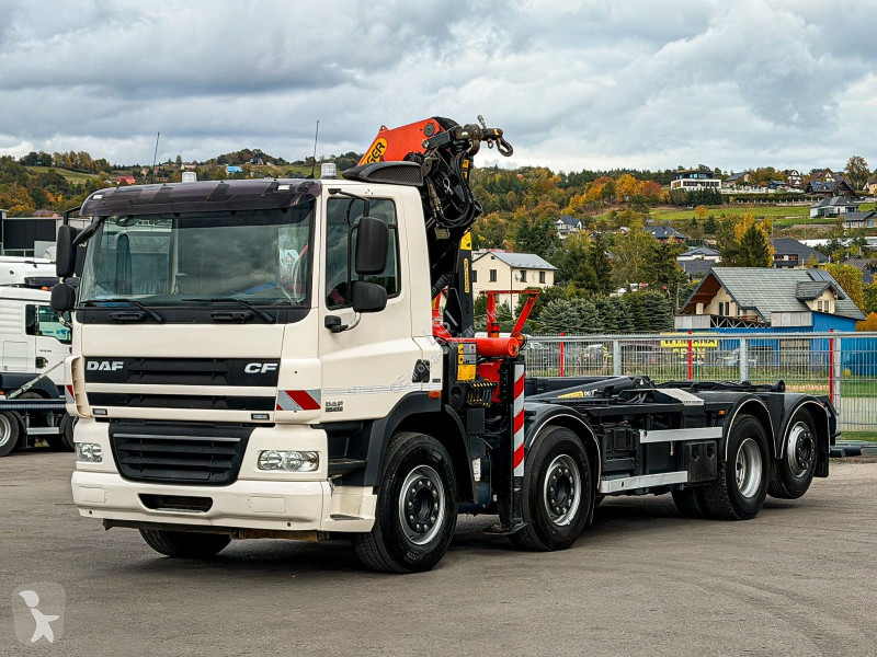 DAF 85410 ABROLLKIPPER + PALFINGER PK 26002...