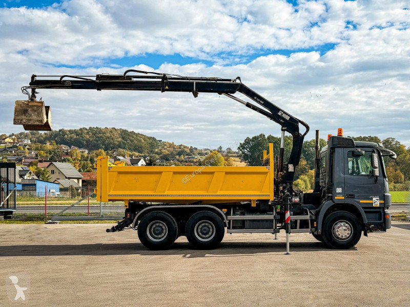 Kamion Mercedes ACTROS * KIPPER 4,80 + KRAN / 6x4