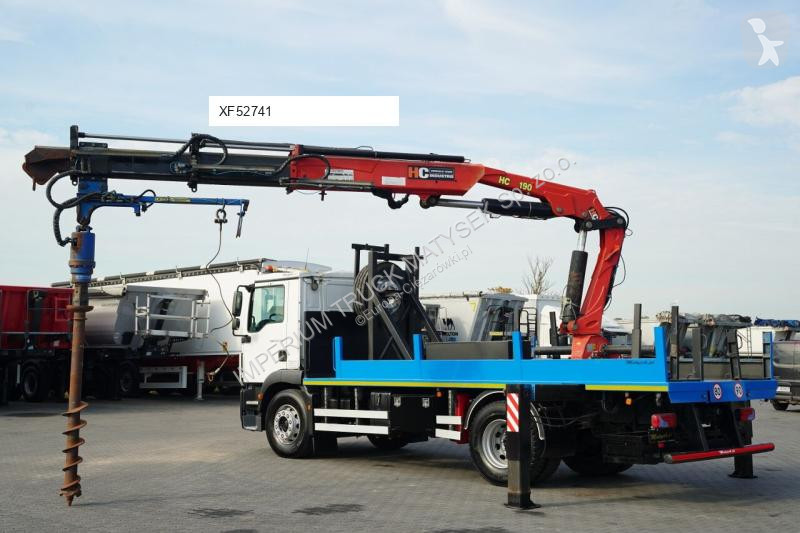 Kamion MAN TGM 15 .290 / HDS HC 190 + WIERTŁO...