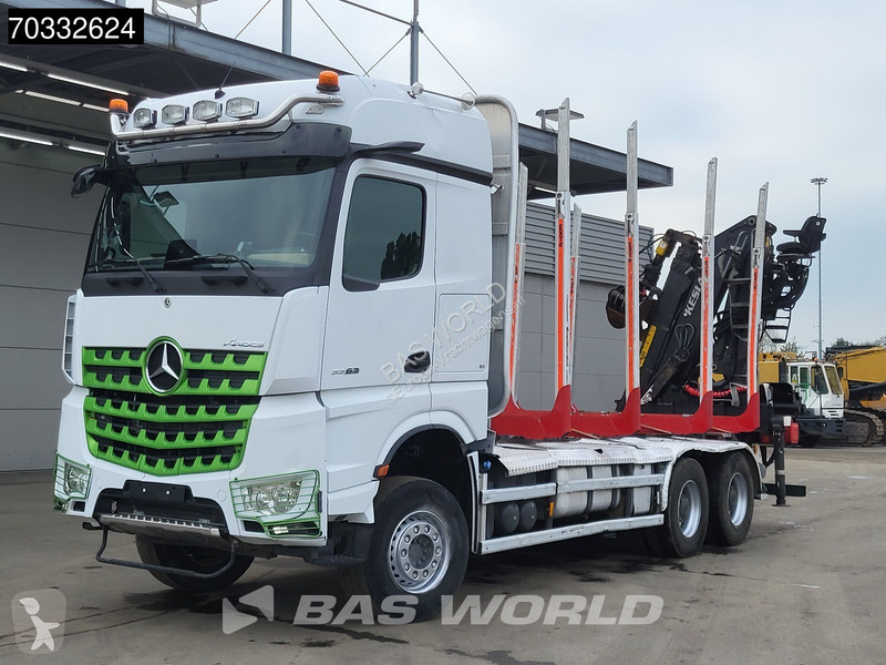 Kamion Mercedes 3363 6X4 Kesla 2117ZT Crane...