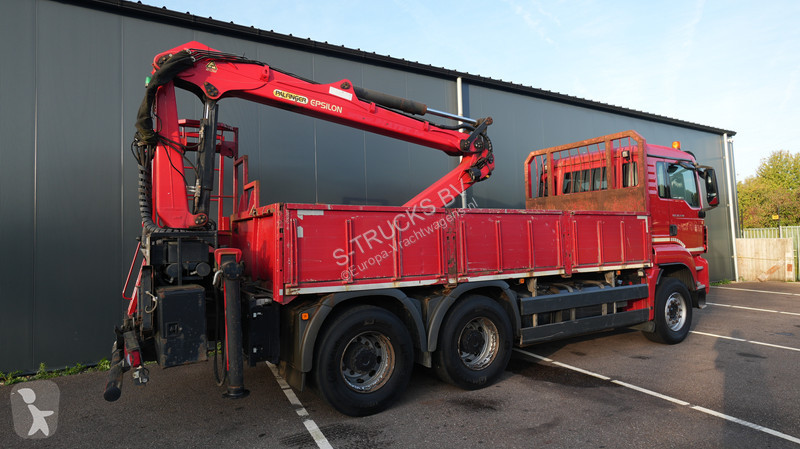 Kamion MAN 33.440 6x4 open box with Palfinger...