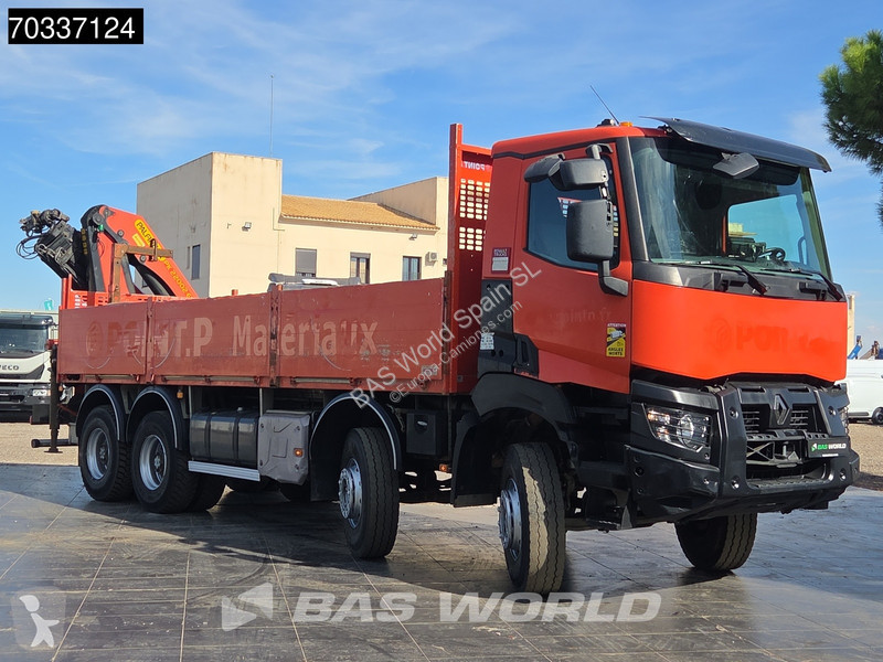 Renault K 430 K 8X4 Grua Palfinger PK 22 EH...