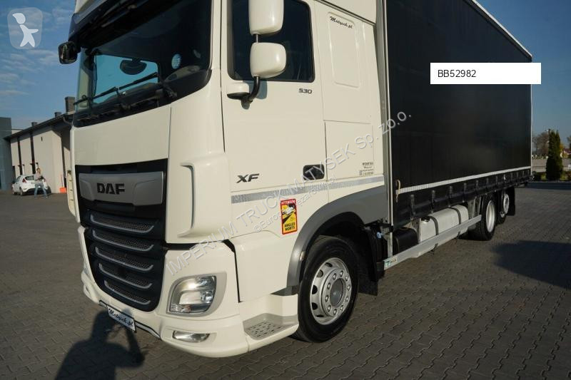 Kamion DAF XF 530 / 6X2 / SOLÓWKA / FIRANKA -...